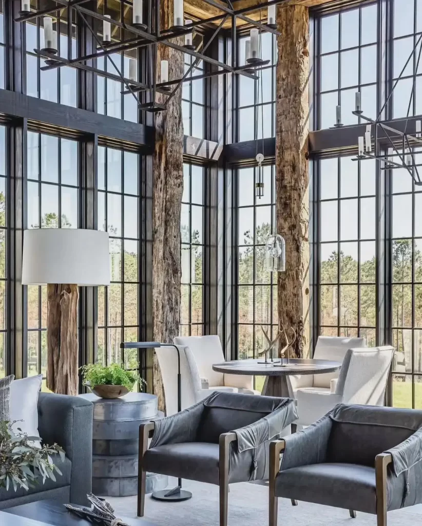 Bright living room featuring a Modern Hamptons style interior with white walls and coastal décor.